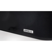 Black fabric-covered Sennheiser AMBEO Soundbar für besten Klang und Dolby Atmos Genuss