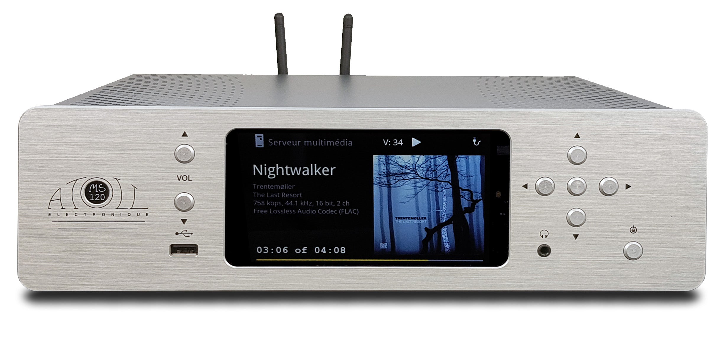 Atoll Verstärker & Netzwerkplayer Silber Atoll MS 120 Netzwerkplayer