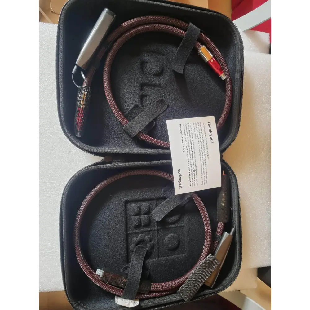 audioquest Cinch-Kabel 1 Meter Paar secondhand Audioquest Fire RCA Chinchkabel 1 Meter secondhand