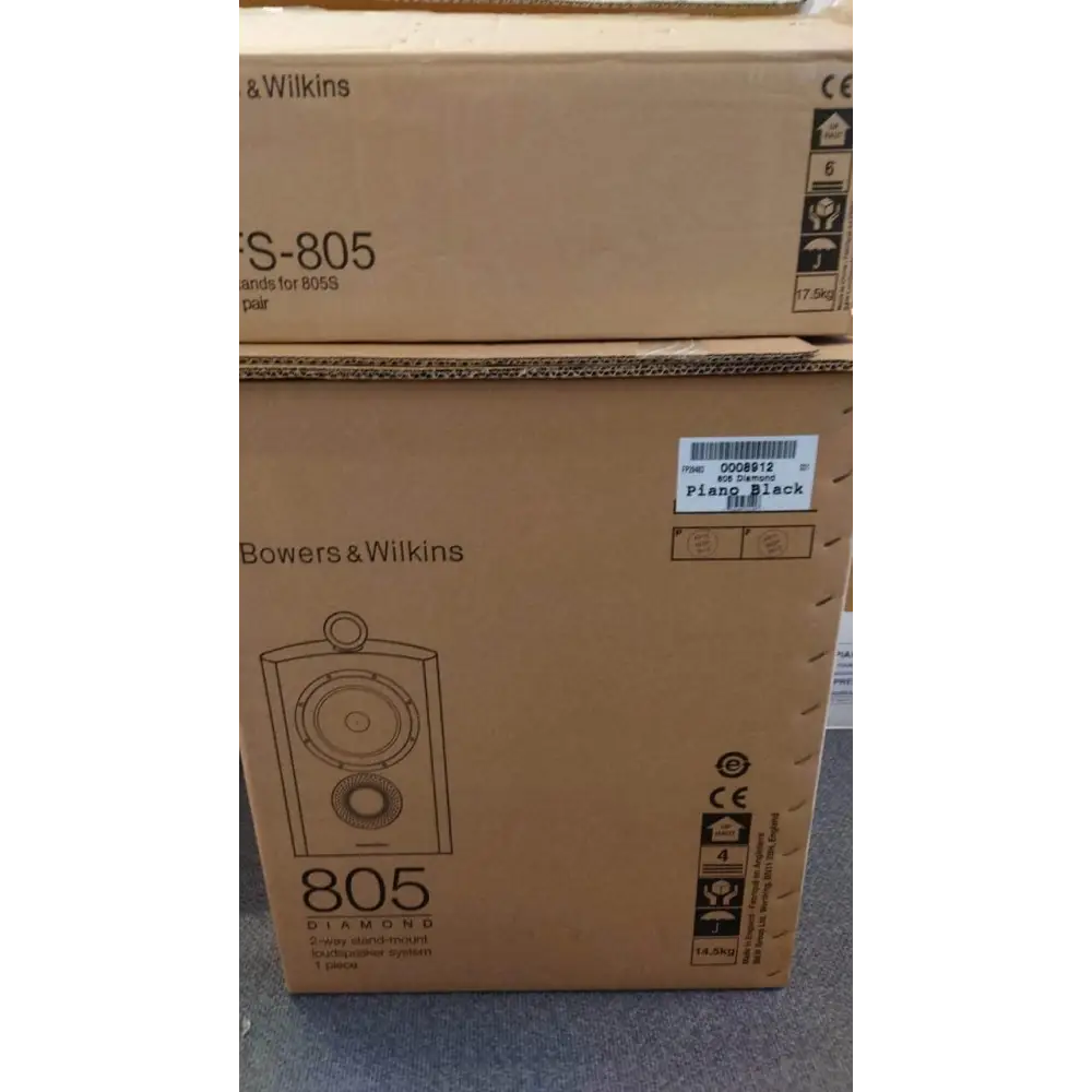 B&W Lautsprecher B&W 805 Diamond Paar mit Ständer secondhand