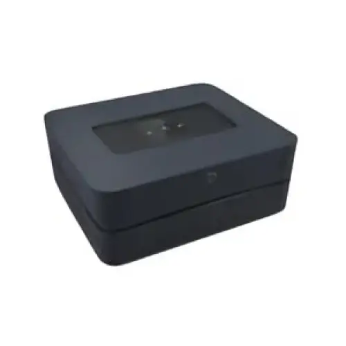 Dark Gray digitales Musikgerät mit klarem Top-Panel, ideal zum platzsparenden MP3-Streaming