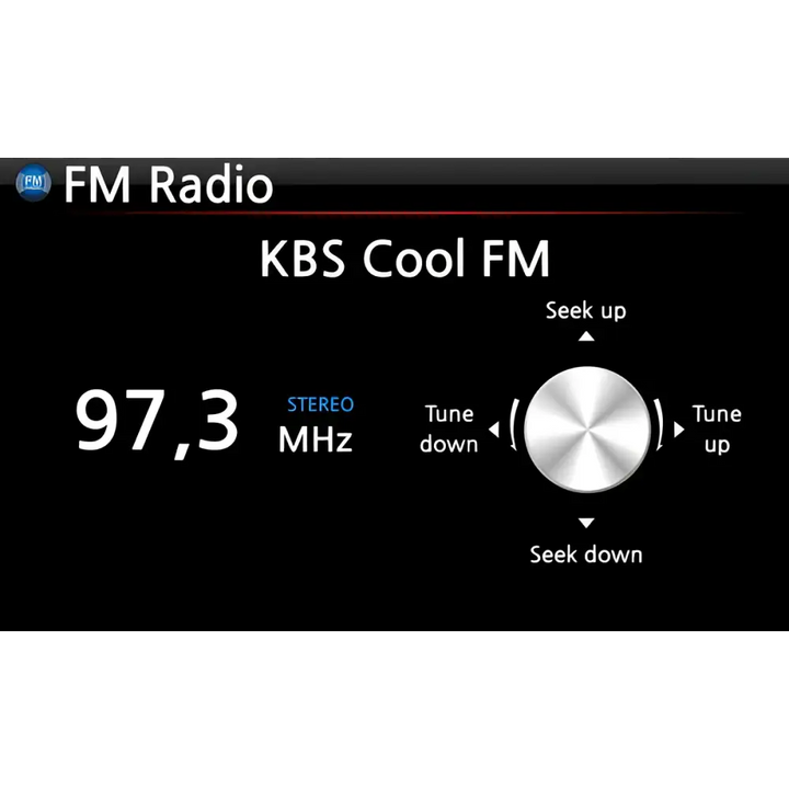 Digitales Auto-Radio-Interface auf dem Cocktailaudio X40 Musikserver mit HDMI-Ausgang
