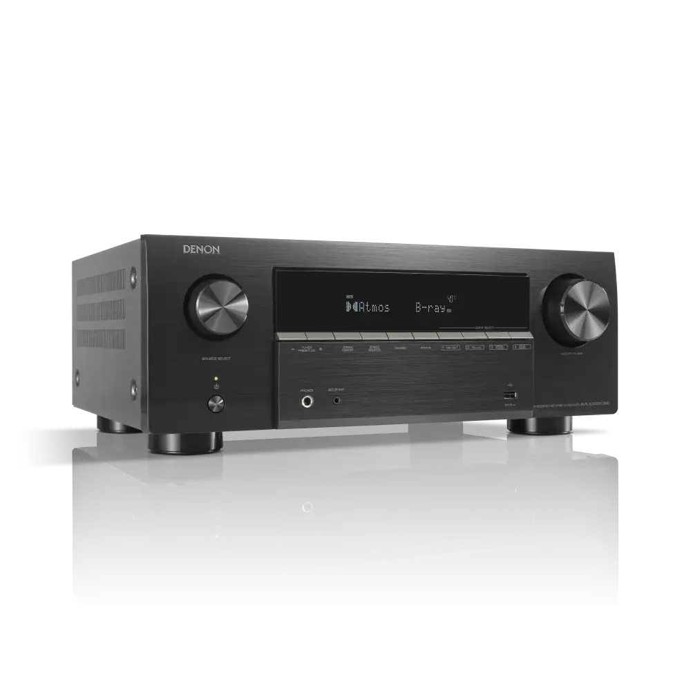 Denon AVR-X2900H DAB schwarz – Frontalansicht