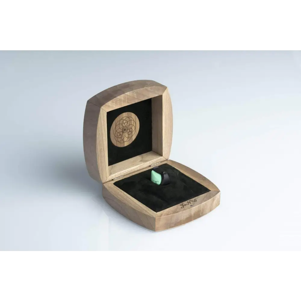 Offener EAT Jo No5 Tonabnehmer Holzkasten mit grünem Moving Coil feinem Line