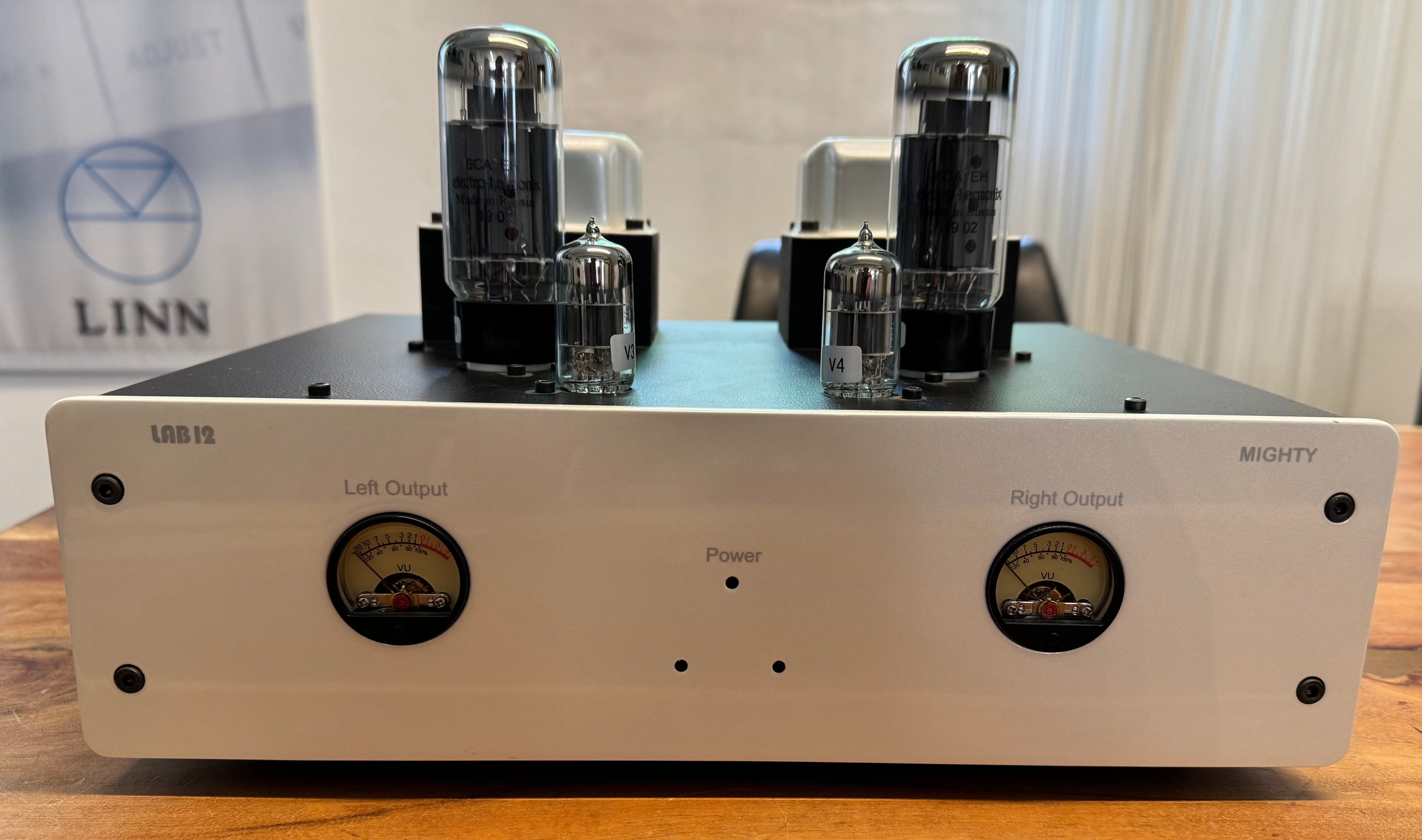 LAB12 Endstufe Default LAB 12 Mighty Endstufe weiss EL-34 secondhand mit -KT-88