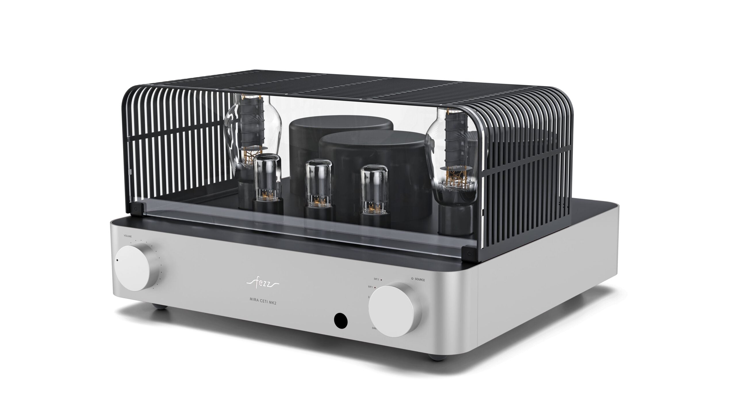 Fezz Audio Mira Ceti MK II in Moonlight (Silber), mit Röhrengitter