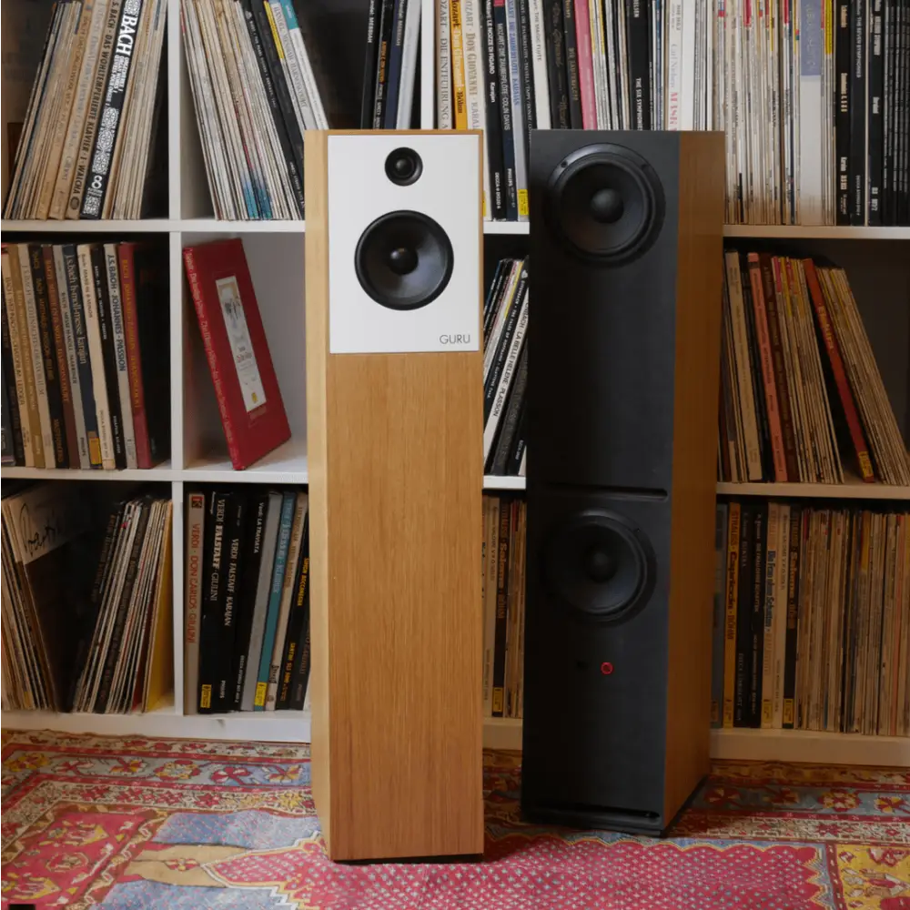 guruproaudio Lautsprecher Guru Junior28 Paar Eiche