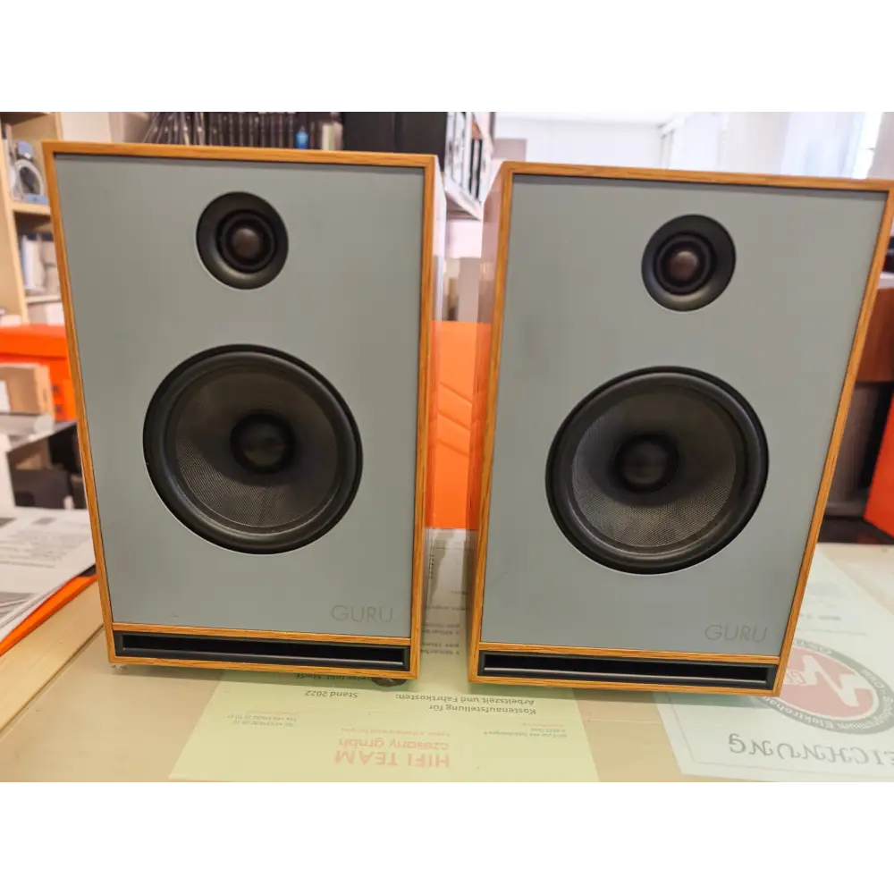 Guru Junior Paar Secondhand mit Original Ständern - Lautsprecher