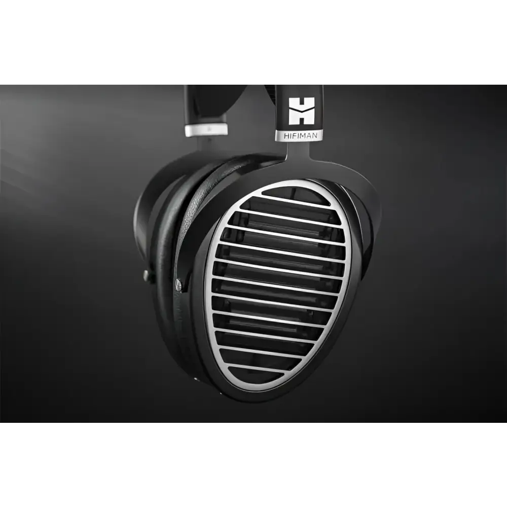 Black over-ear magnetostatische Kopfhörer Ananda mit markantem Lamellen-Design, Höhepunkt jahrelanger Forschung