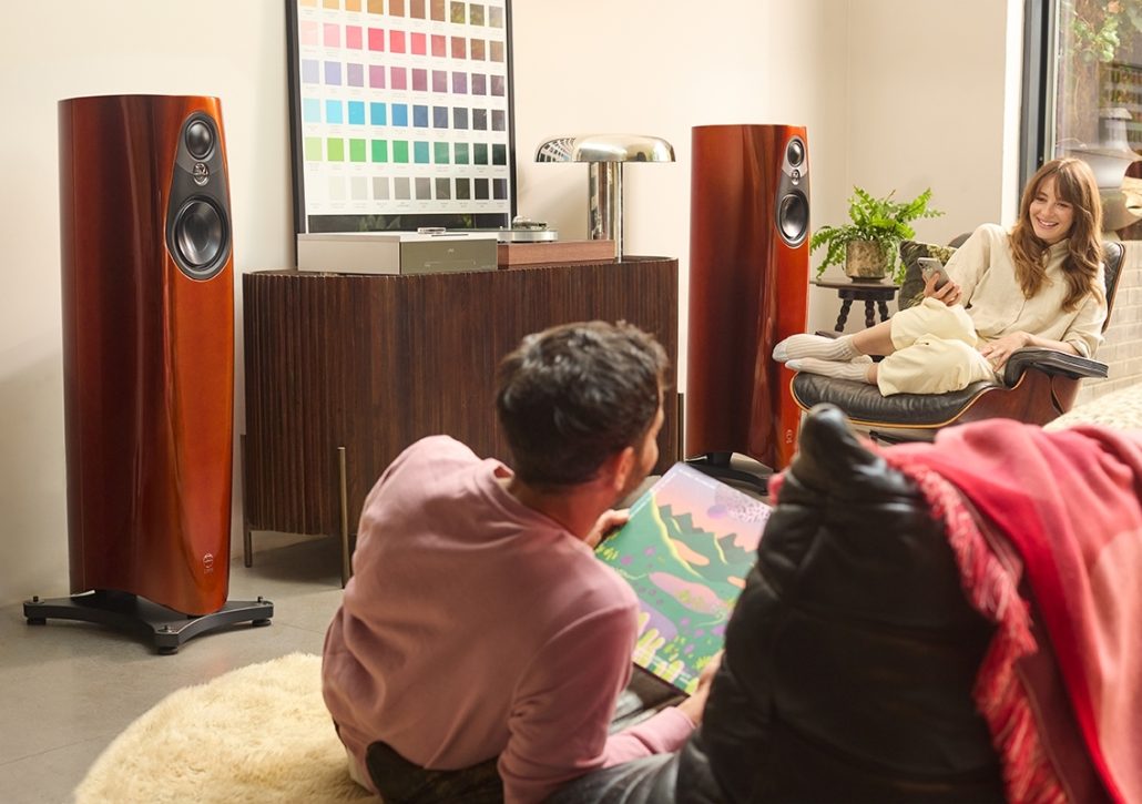 Linn 343 in Single Malt im Wohnraum