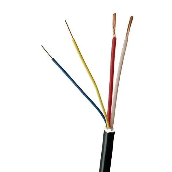 Mehrstrangiges Kabel mit vier isolierten Kupferdrähten für Hochleistungs-Bi-Wiring-Anwendungen