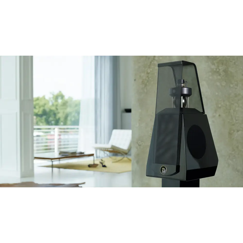 MBL Made in Germany Lautsprecher MBL 126 Paarpreis mit Ständer Klavierlack schwarz