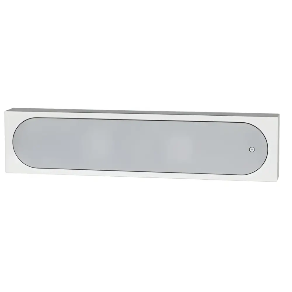 Monitor Audio Radius 225 Deckenleuchte mit weißem Rahmen und diffuses Licht, bester Klang