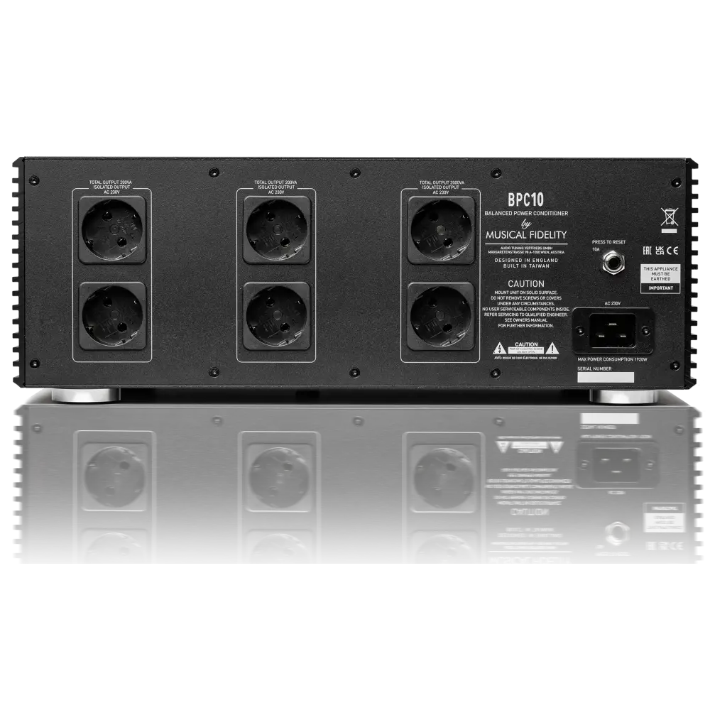 Musical Fidelity BPC10 Rückseite Detail