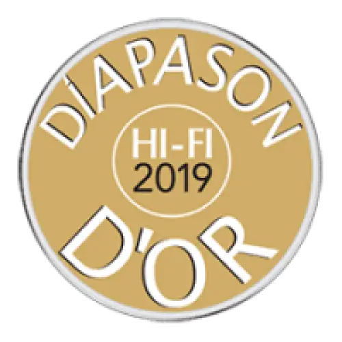 Goldene Medaille für Hi-Fi-Geräte 2019 am NAD M10 V2 mit extrem verzerrungsarme hybriddigitaltm