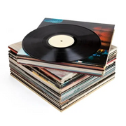 Vinyl Records Stack mit Ortofon 2M Red MM, Teil der 2M Series, mit optimalem Tracking Force