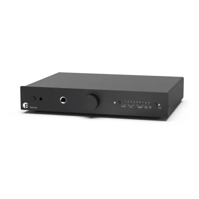Schwarzer Audioverstärker PRO-JECT MAIA S2 mit 24bit 192khz, bester Klang, Hifi