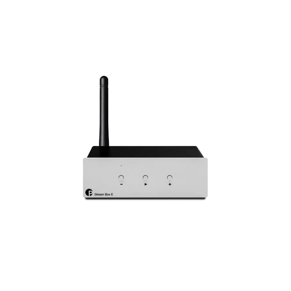 Pro-Ject Stream Box E – Silber, Frontansicht