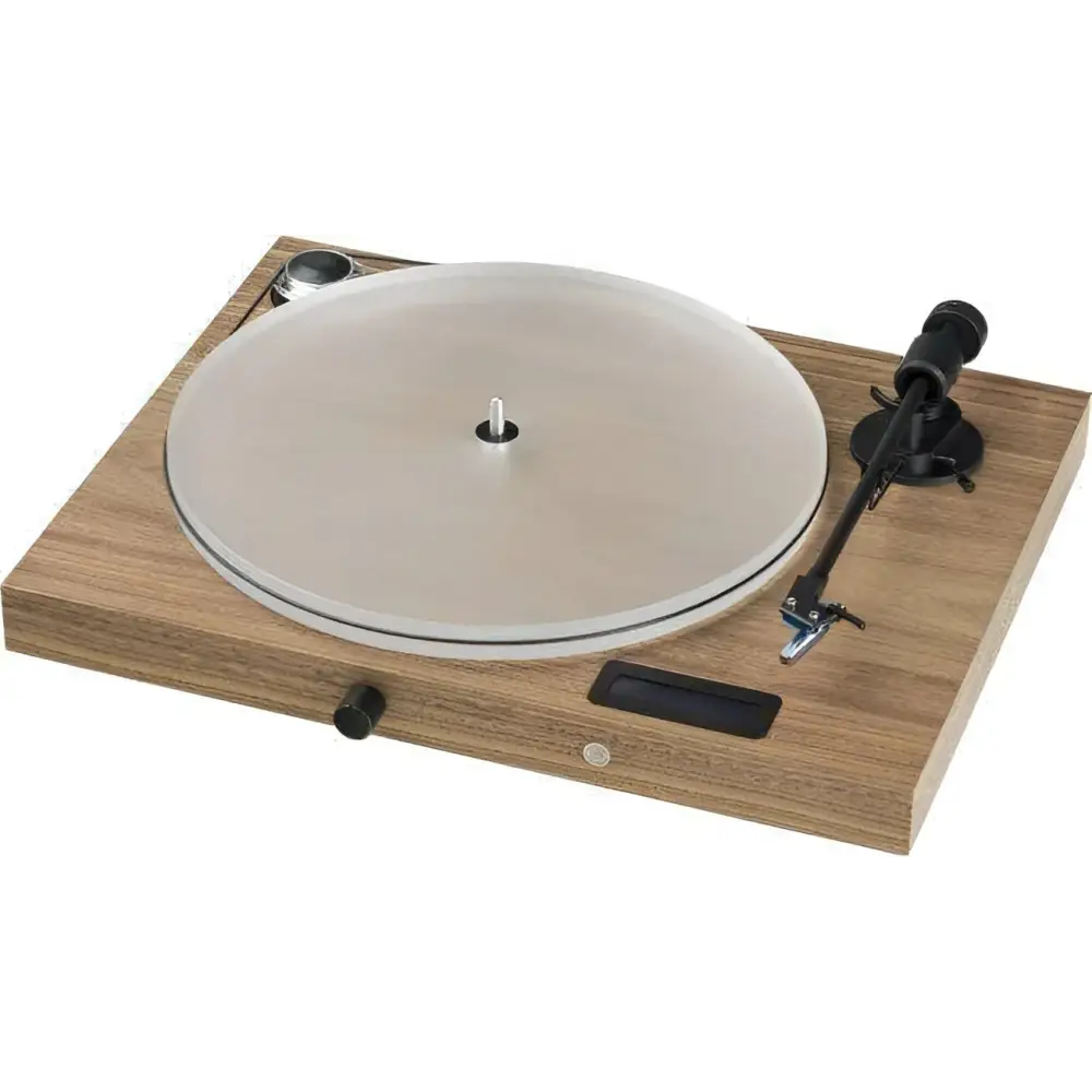 Holz-Jukebox PROJECT JUKEBOX s2 mit klarem Plattenteller und schwarzem Tonarm