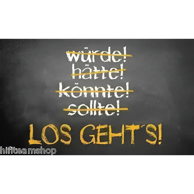 Dunkle Tafel mit motivierendem deutschen Text im PS- AUDIO Dectet Power Center