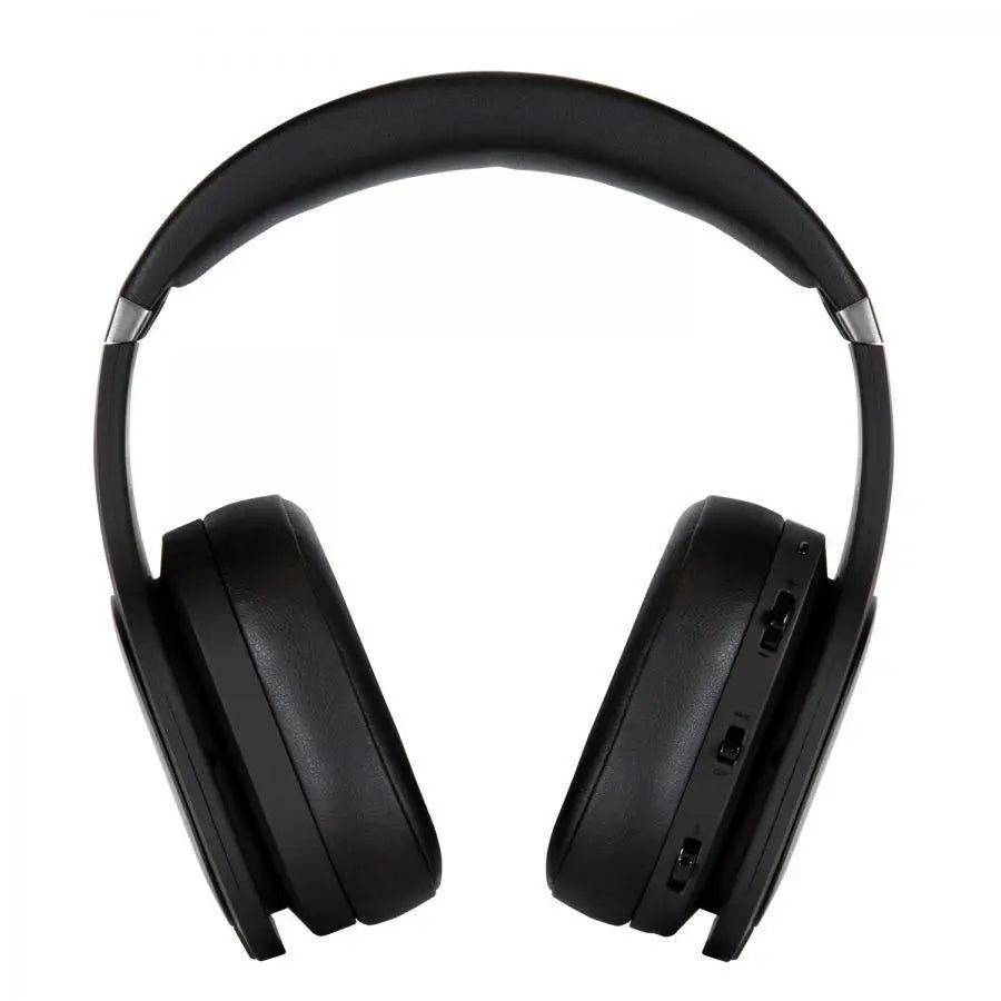 Schwarze Over-Ear Kopfhörer mit Silberakzenten und Steuerung für personal sound m4u8 mkii