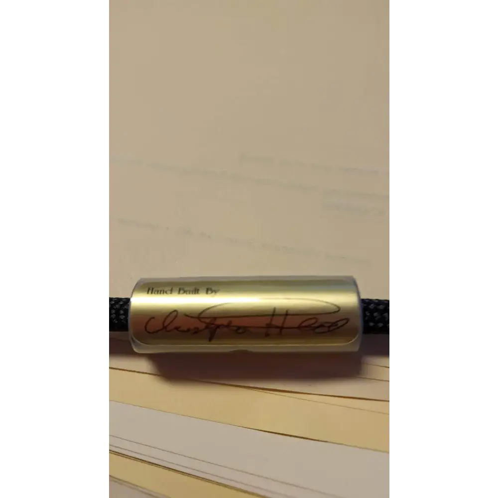Metallischer zylindrischer Kabelverbinder mit Unterschrift für Topklasse High End Digitalkabel