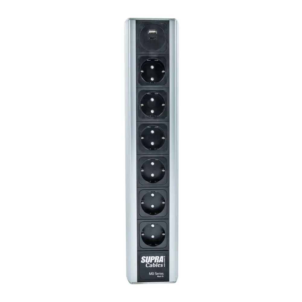supra ZUBEHÖR zur KLANG- und BILDOPTIMIERUNG Supra Netzverteiler MD-06 EU USB A/C