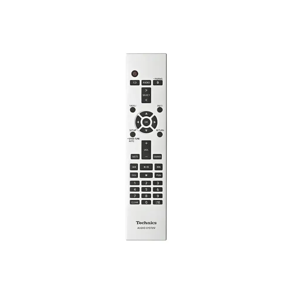 Weißer Technics Audio System Fernbedienung für SC-C70MK2 und Technics Audio Center