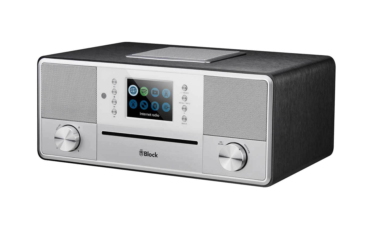 block All-In-One mit Lautsprecher BLOCK ST-50 anthrazit