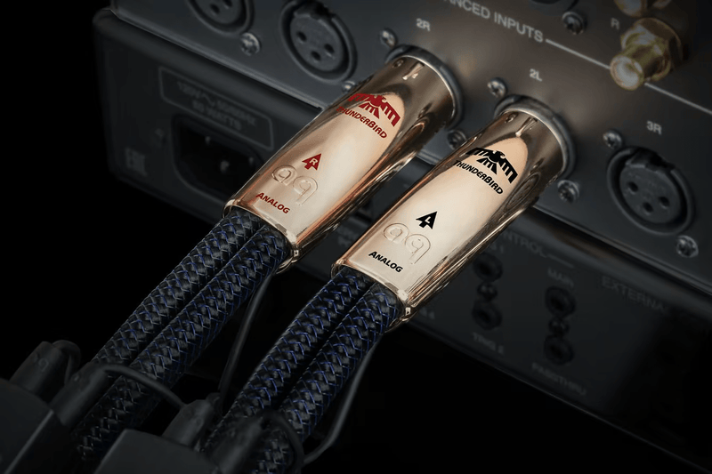audioquest Cinch-Kabel Audioquest Thunderbird 1m RCA Interconnect