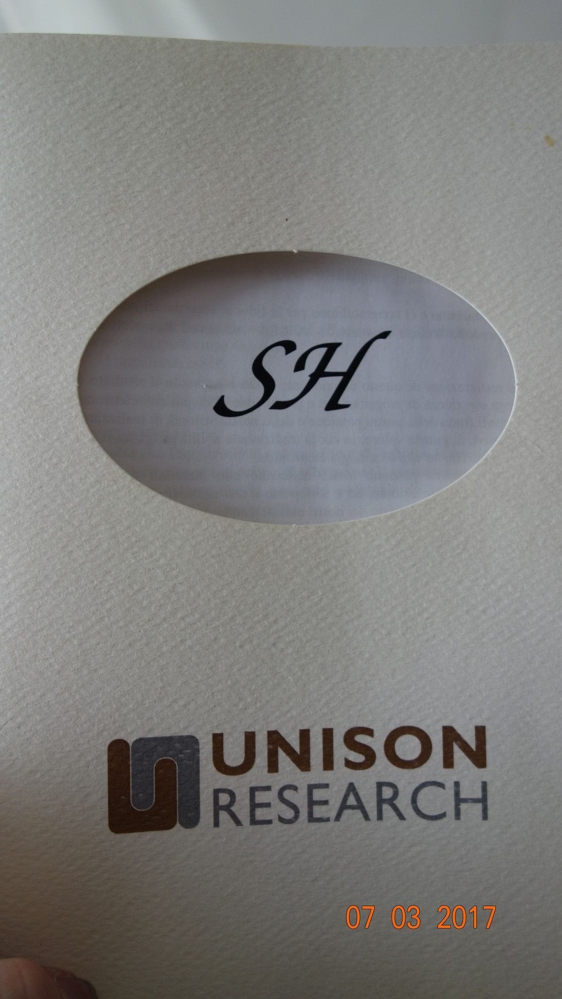 unison Kopfhörerverstärker Unison Research SH Kopfhörerverstärker