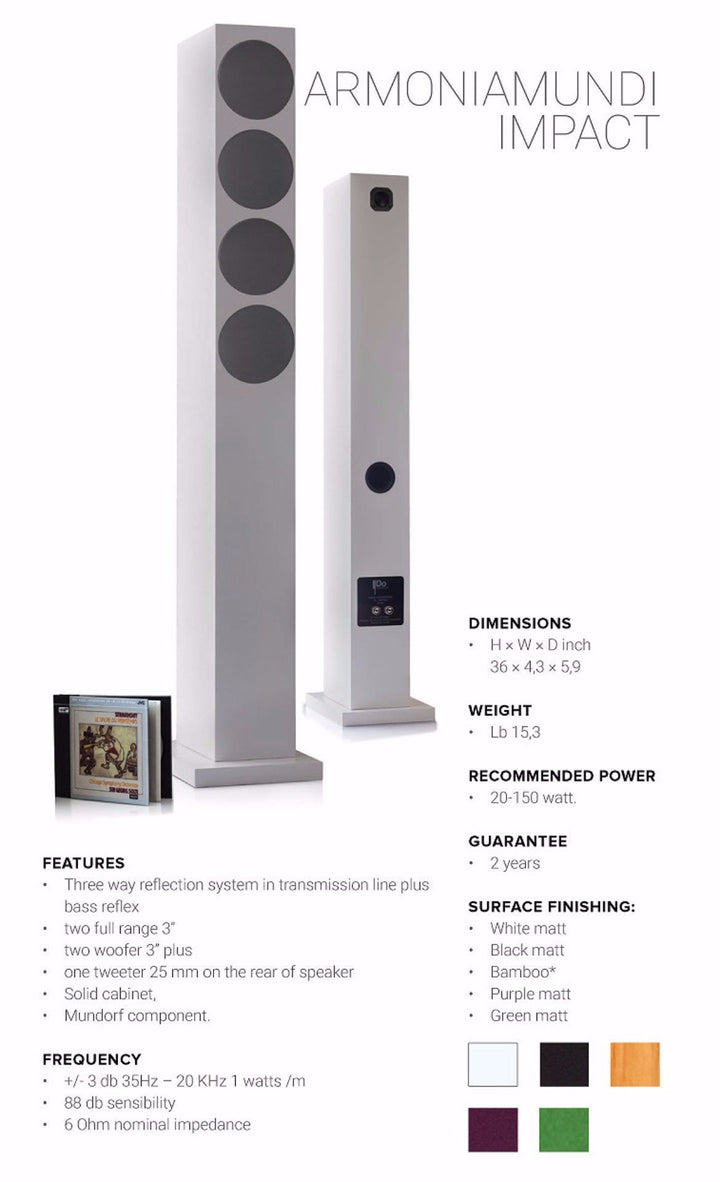 Do Acoustics Lautsprecher DoAcoustics Armonia Mundi Impact