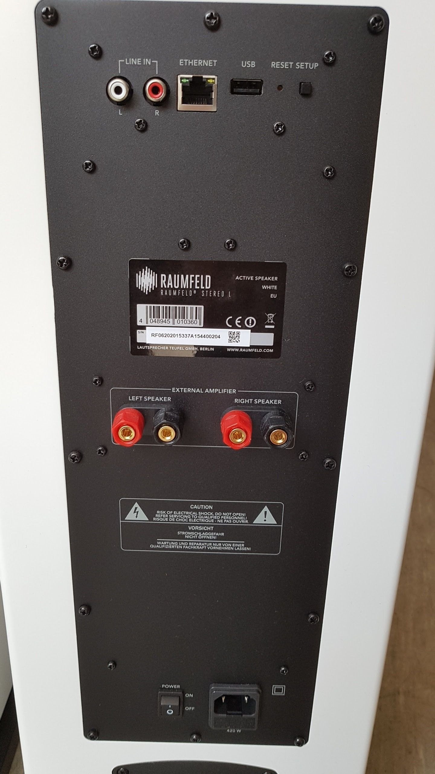 teufel Lautsprecher & Subwoofer Teufel Raumfeld Stereo L weiss Aktivlautsprecher  Secondhand VERKAUFT !