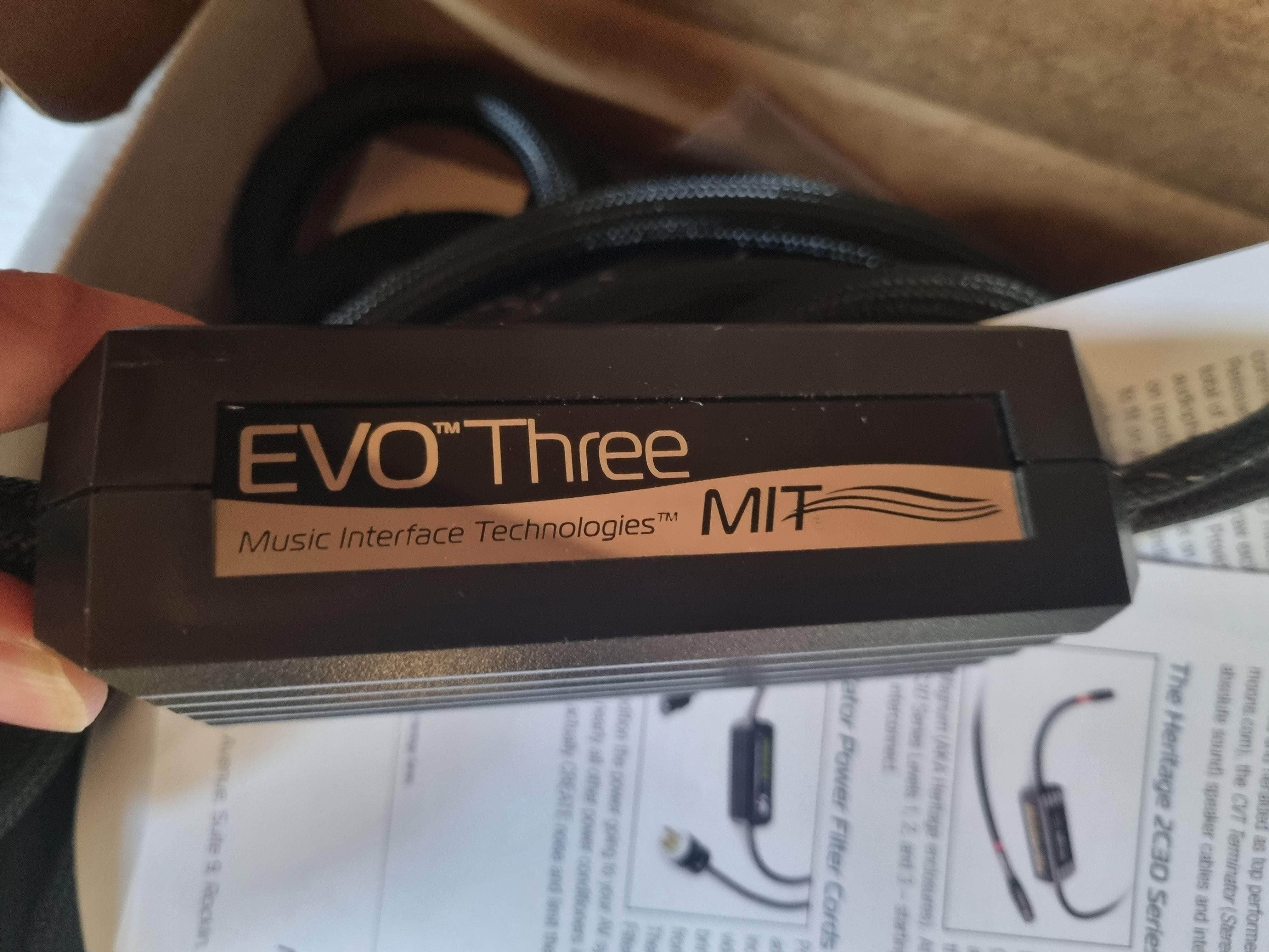 MIT Cables Lautsprecherkabel M.I.T Cables Evo Three Lautsprecher Kabel  Paar 3,65 Meter