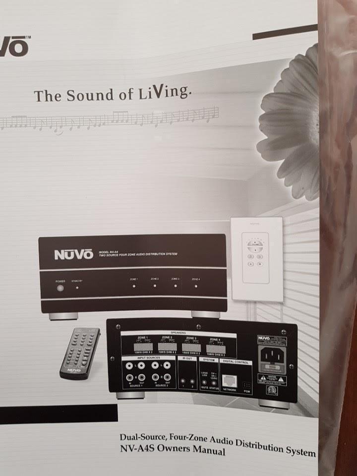 Nuvo MULTIROOM Nuvo NV-A4 Multiroomset komplett