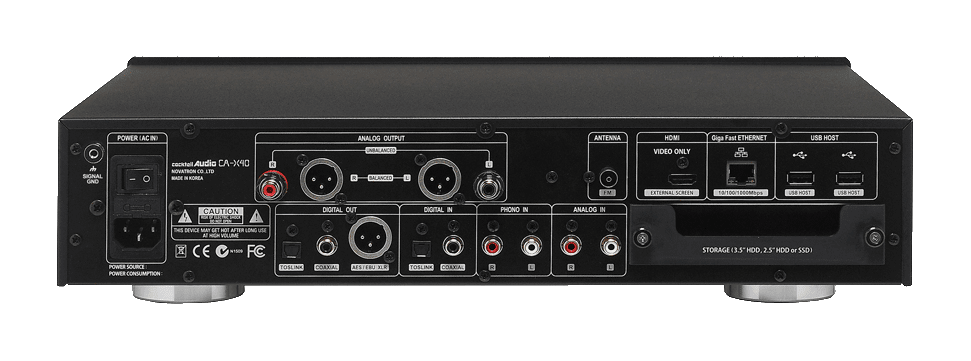 cocktailAudio Netzwerkplayer Cocktailaudio X40 Musikserver + Vorstufe Lieferung ohne Festplatte