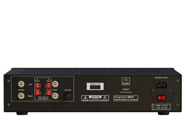 LAB12 Phonovorverstärker LAB 12 Melto 1 Phonovorverstärker Schwarz