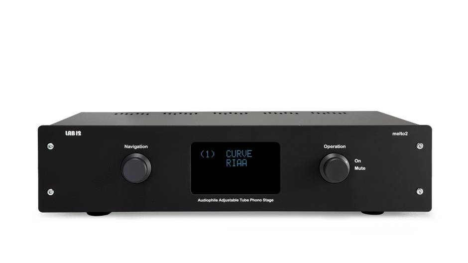 LAB12 Phonovorverstärker schwarz LAB 12 Melto2 HTE Phono-Vorverstärker