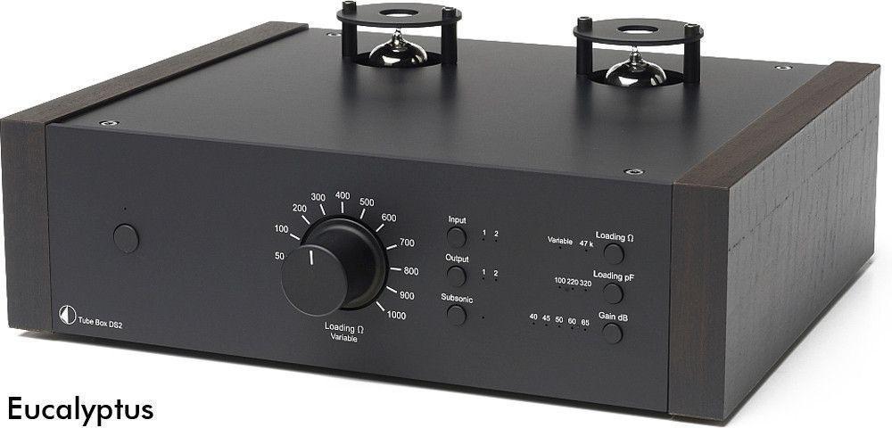 Pro-ject Audio Phonovorverstärker schwarz eucalyptus Pro-Ject Tubebox DS2 HTE hifiteamedition