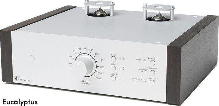 Pro-ject Audio Phonovorverstärker silber eucalyptus Pro-Ject Tubebox DS2 HTE hifiteamedition