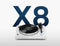 Pro-ject Audio Plattenspieler Pro-Ject Audio X8 Evo High Gloss Black Super Pack Quintet Blue