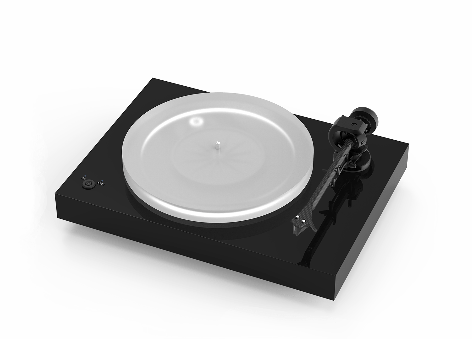 Pro-ject Audio plattenspieler Pro-Ject X2 Plattenspieler klavierlack mit Ortofon 2m silber Tonabnehmer