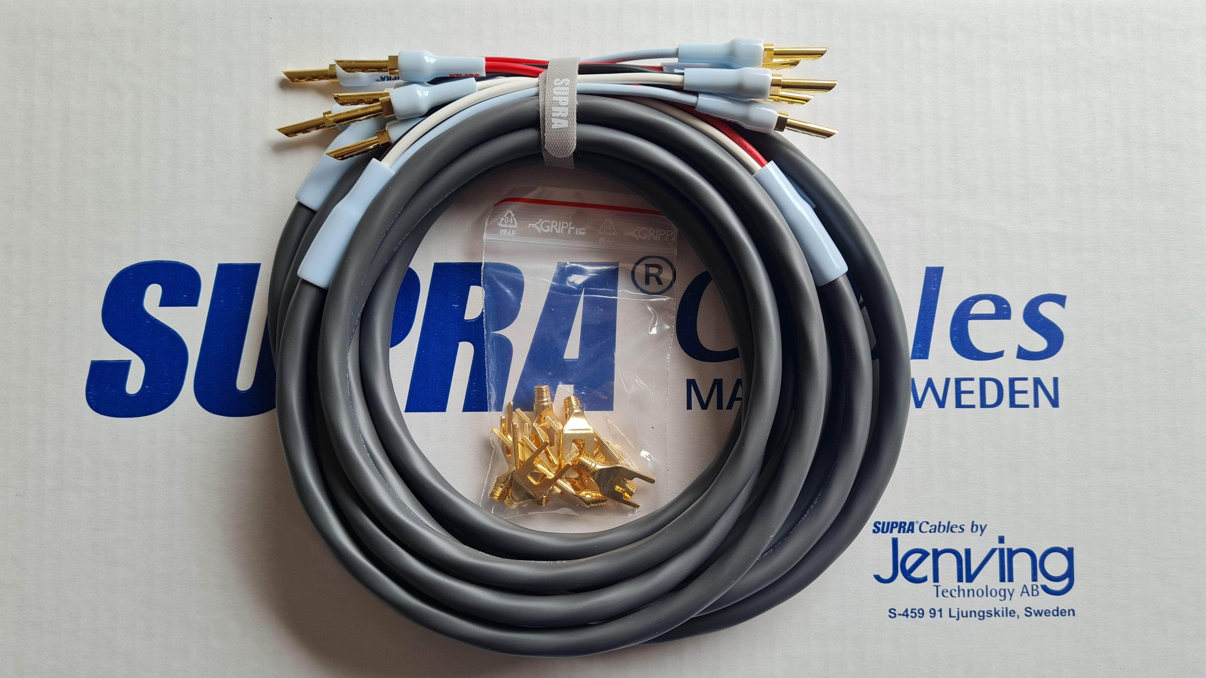 Hifiteam Czesany GmbH - home entertainment for you -  Supra Rondo  4x2.5 SINGLE- & BIWIRING KONFEKTIONIERT