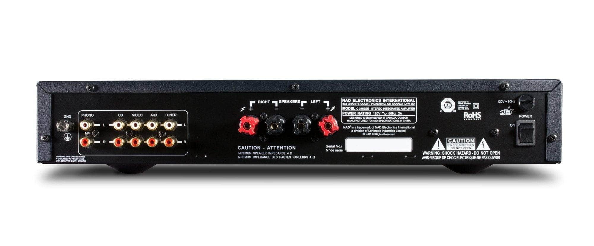 NAD Verstärker c316 v2 mit Phonoeingang NAD C 316BEE V2