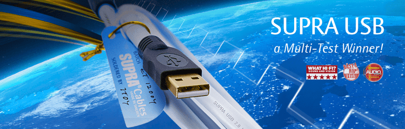 Supra ZUBEHÖR zur KLANG- und BILDOPTIMIERUNG Supra Cables USB Kabel 2.0 Type A-B