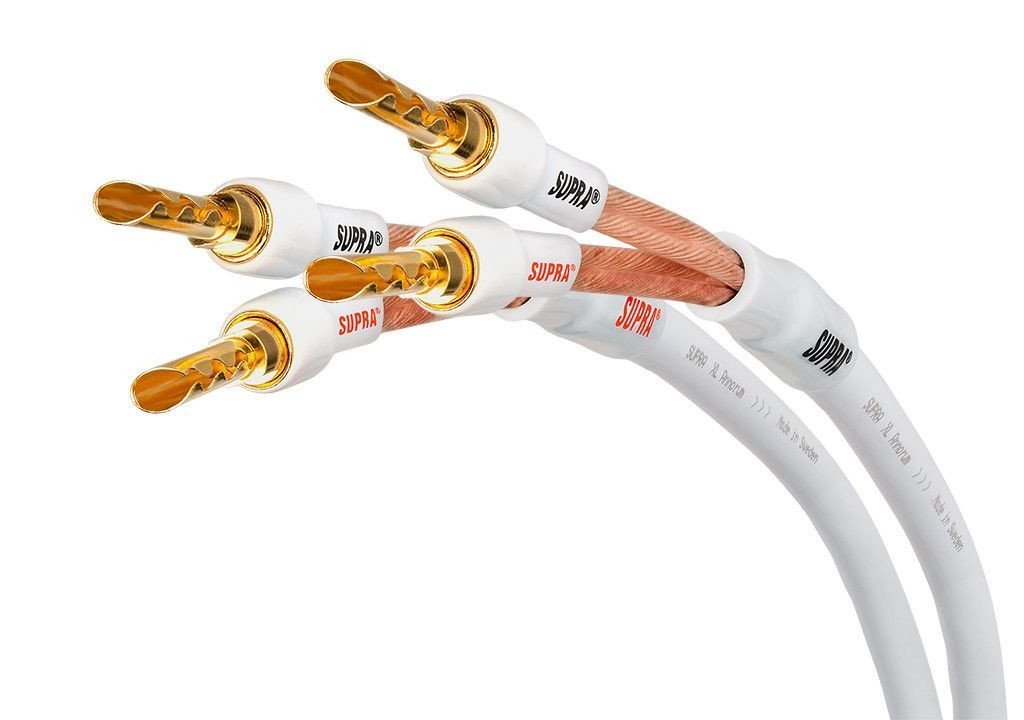 Supra ZUBEHÖR zur KLANG- und BILDOPTIMIERUNG Supra XL Annorum 40th Anniversary Lautsprecherkabel 2 mal 3 Meter Biwiring Ausführung